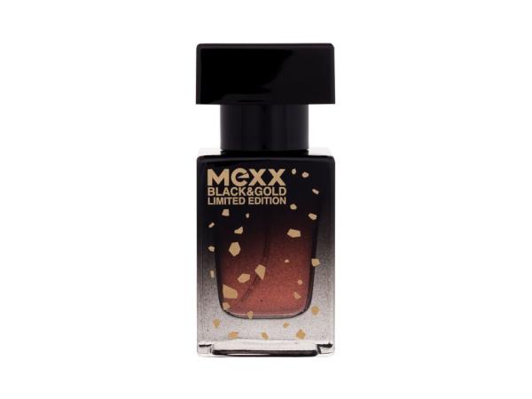 Mexx Limited Edition Black & Gold (W)  15ml, Toaletná voda