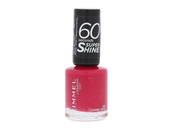 Rimmel London 60 Seconds Super Shine 335 Gimme Some Of That (W) 8ml, Lak na nechty