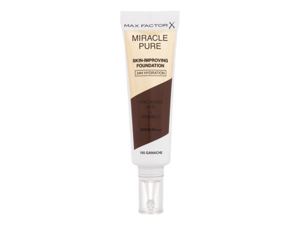 Max Factor Miracle Pure Skin-Improving Foundation 105 Ganache (W) 30ml, Make-up SPF30