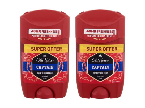 Old Spice Captain (M) 2x50ml, Dezodorant