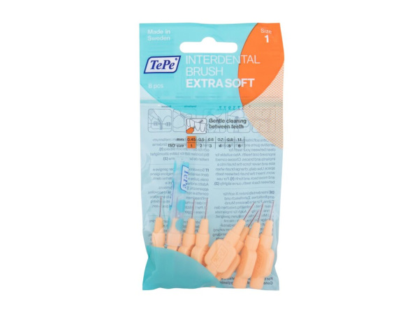 TePe Extra Soft (U) 8ks, Medzizubná kefka 0,45 mm