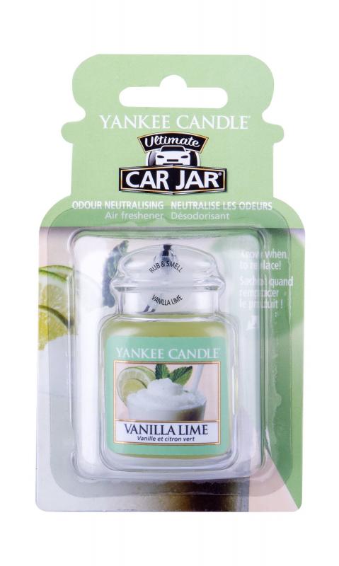 Yankee Candle Car Jar Vanilla Lime (U)  1ks, Vôňa do auta