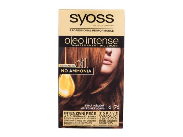 Syoss Oleo Intense Permanent Oil Color 6-76 Warm Copper (W) 50ml, Farba na vlasy