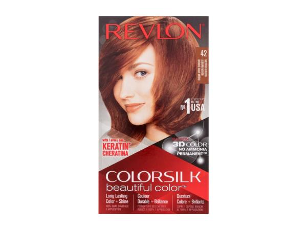 Revlon Colorsilk Beautiful Color 42 Medium Auburn (W) 59,1ml, Farba na vlasy