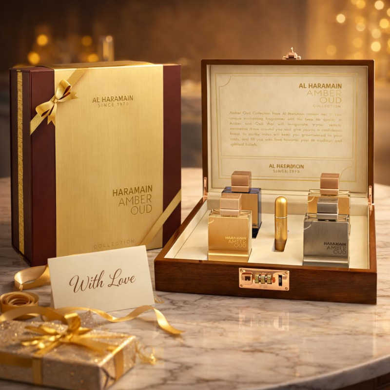 Al Haramain Amber Oud Collection (U) 4 x 60 ml + plniteľný flakón 5