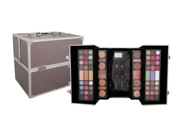 2K Super Model Beauty Train Case (W) 122,6g, Dekoratívna kazeta Platinum Edition