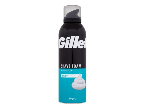 Gillette Shave Foam Original Scent Sensitive (M) 200ml, Pena na holenie