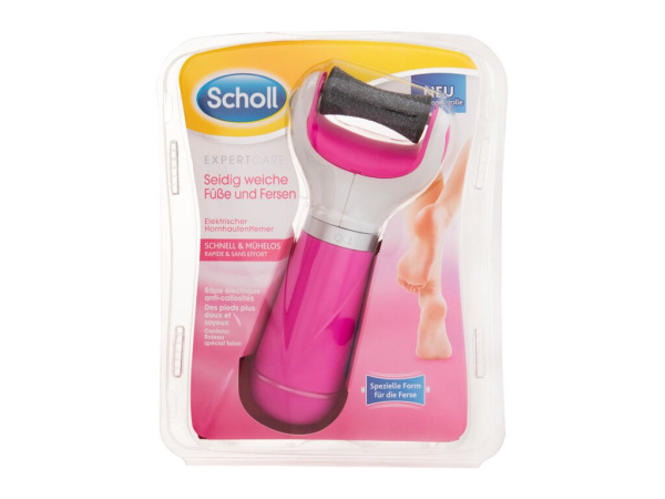 Scholl Expert Care Electronic Foot File (W) 1ks, Pedikúra Pink