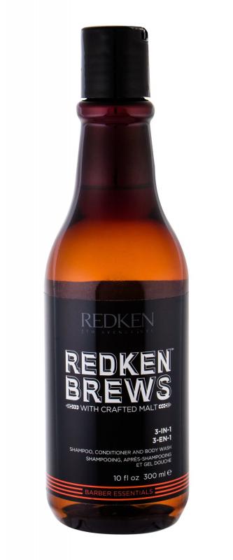 Redken 3-In-1 Brews (M)  300ml, Šampón