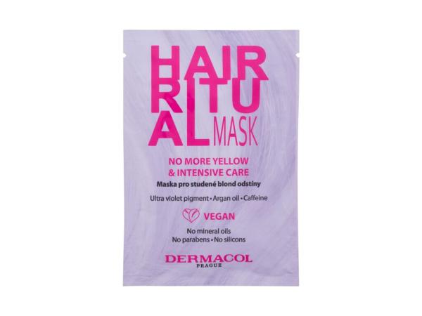 Dermacol No More Yellow Mask Hair Ritual (W)  15ml, Maska na vlasy