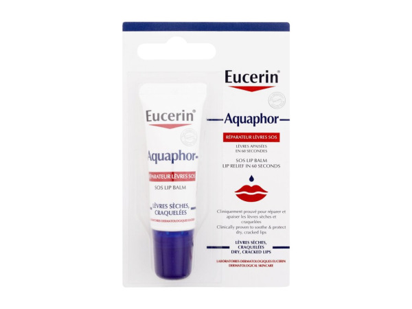 Eucerin Aquaphor SOS Lip Balm (W) 10ml, Balzam na pery