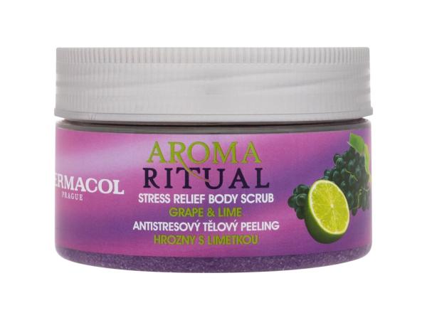 Dermacol Aroma Ritual Grape & Lime (W) 200g, Telový peeling