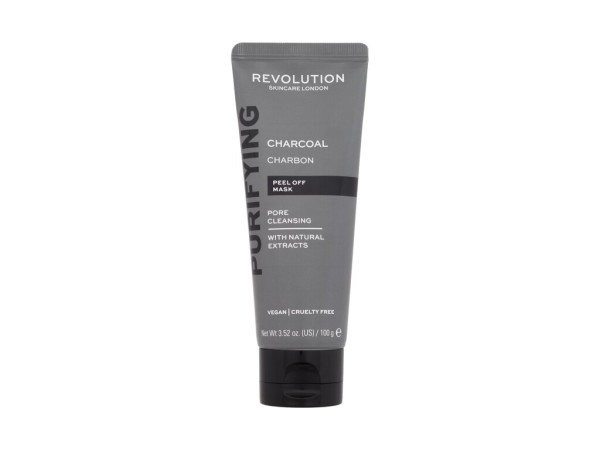 Revolution Skincare Purifying Charcoal Peel Off Mask (W) 100g, Pleťová maska