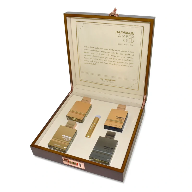 Al Haramain Amber Oud Collection (U) 4 x 60 ml + plniteľný flakón 1