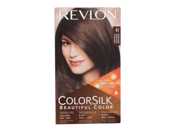 Revlon Colorsilk Beautiful Color 41 Medium Brown (W) 59,1ml, Farba na vlasy