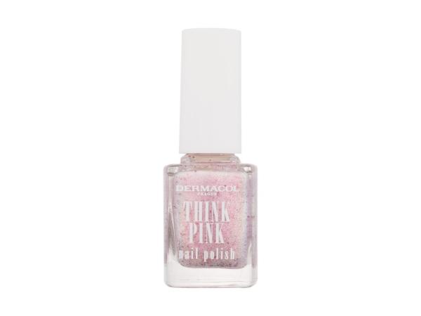 Dermacol Think Pink Nail Polish 01 (W) 12ml, Lak na nechty