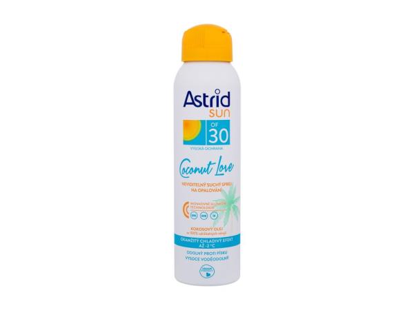 Astrid Sun Coconut Love Dry Mist Spray (U) 150ml, Opaľovací prípravok na telo SPF30
