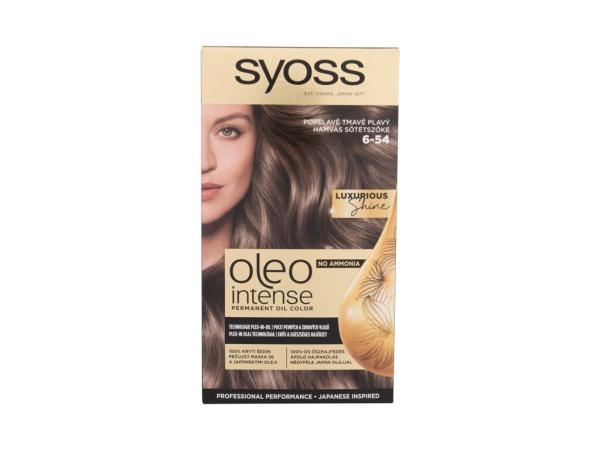 Syoss Oleo Intense Permanent Oil Color 6-54 Ash Dark Brown (W) 50ml, Farba na vlasy