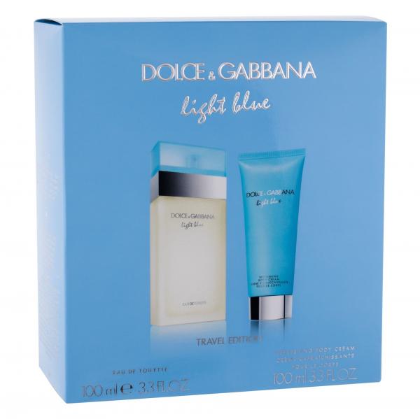 Dolce&Gabbana Light Blue EdT 100ml + Telové mlieko 75ml (W)