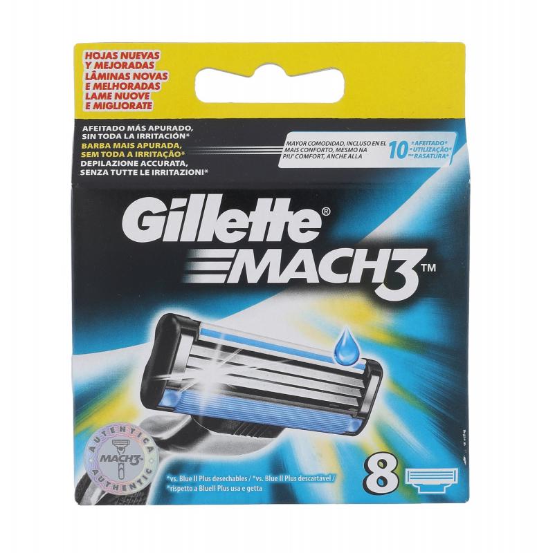 Gillette Mach3 (M)  8ks, Náhradné ostrie