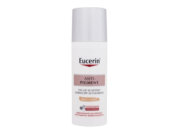 Eucerin Anti-Pigment Tinted Day Cream Light (W) 50ml, Denný pleťový krém SPF30