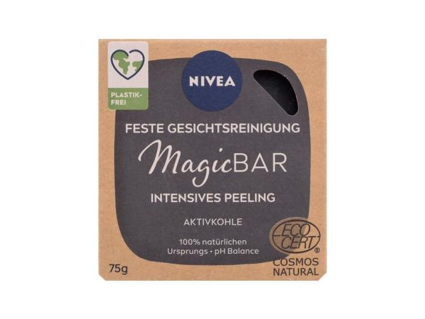 Nivea Exfoliating Active Charcoal Magic Bar (W)  75g, Čistiace mydlo