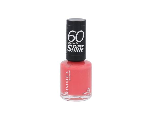 Rimmel London 60 Seconds Super Shine 405 Rose Libertine (W) 8ml, Lak na nechty