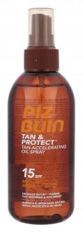 Piz Buin Tan Accelerating Oil Spray SPF15 150ml, Opaľovací prípravok na telo