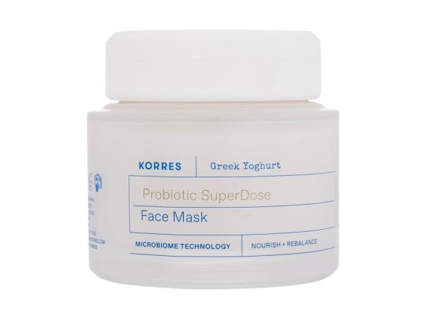 Korres Greek Yoghurt Probiotic SuperDose Face Mask (W) 100ml, Pleťová maska