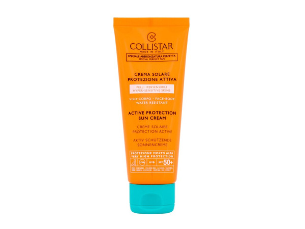 Collistar Special Perfect Tan Active Protection Sun Cream (U) 100ml, Opaľovací prípravok na telo SPF50+