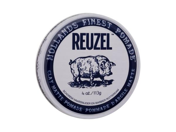 Reuzel Hollands Finest Pomade Clay Matte Pomade (M) 113g, Pre definíciu a tvar vlasov