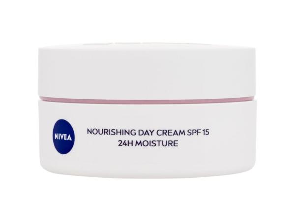 Nivea Nourishing Day Cream (W) 50ml, Denný pleťový krém SPF15