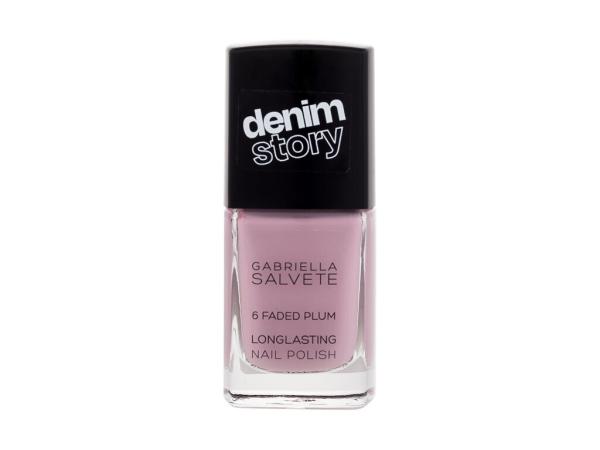 Gabriella Salvete Denim Story Longlasting Nail Polish 06 Faded Plum (W) 11ml, Lak na nechty