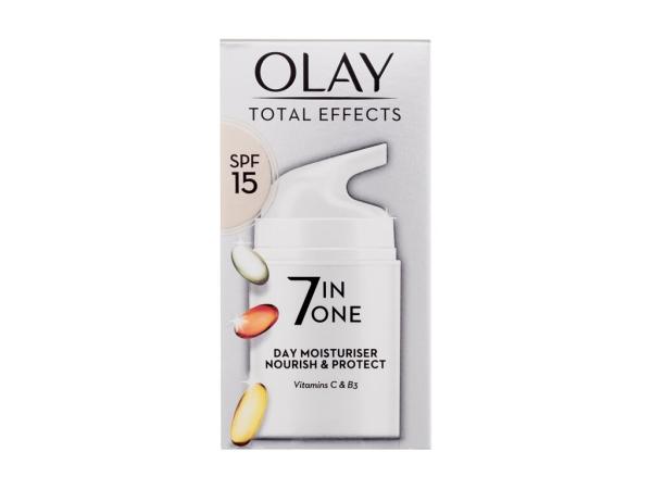 Olay Total Effects 7-in-1 Age Defying Moisturiser SPF15 (W) 50ml, Denný pleťový krém