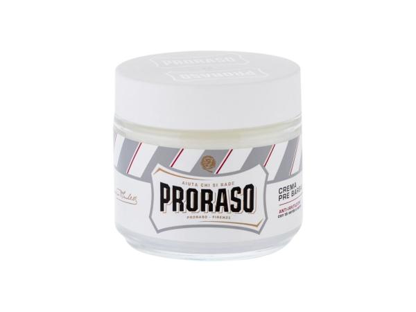 PRORASO White Pre-Shave Cream (M) 100 ml, Prípravok pred holením
