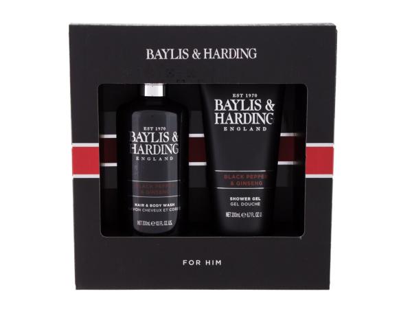 Baylis & Harding For Him Black Pepper & Ginseng Collection (M) 300ml, Sprchovací gél