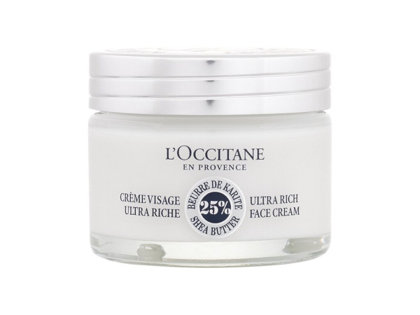 L'Occitane Shea Butter Ultra Rich Face Cream (W) 50ml, Denný pleťový krém
