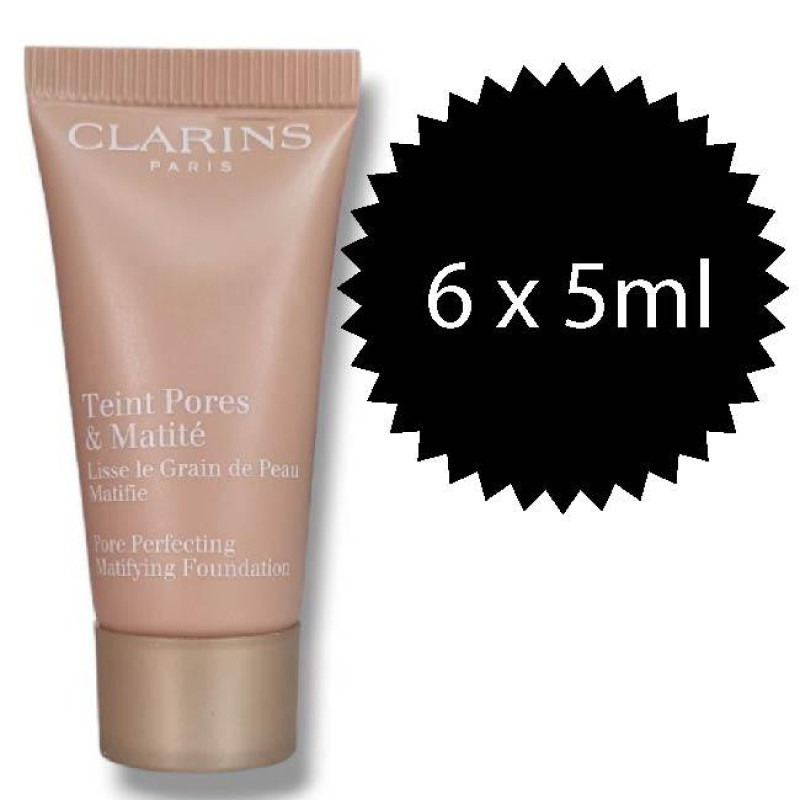 Clarins Pore Perfecting Matifying Foundation 04 Nude Amber 30ml, Make-up