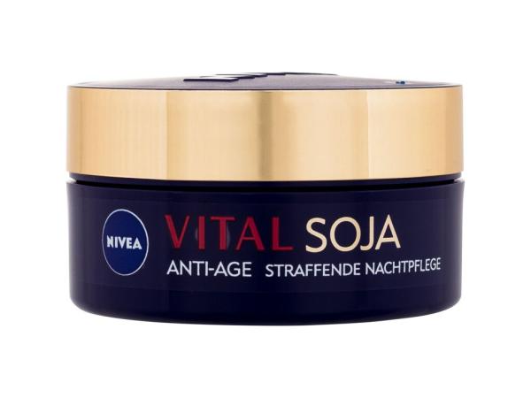 Nivea Vital Soja Anti-Age Night Cream (W) 50ml, Nočný pleťový krém