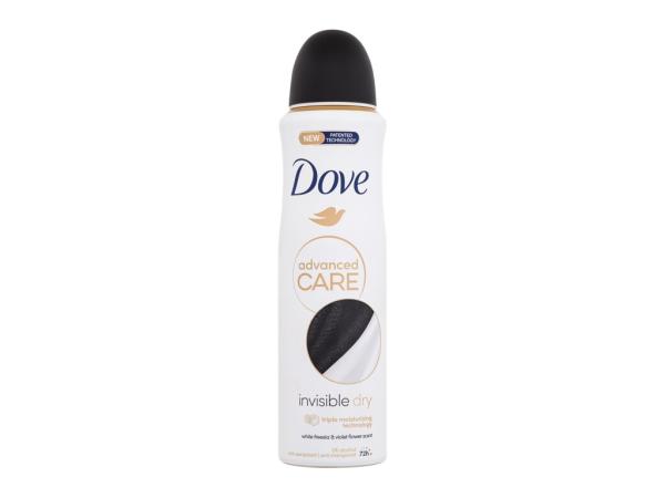 Dove Advanced Care Invisible Dry (W) 150ml, Antiperspirant 72h