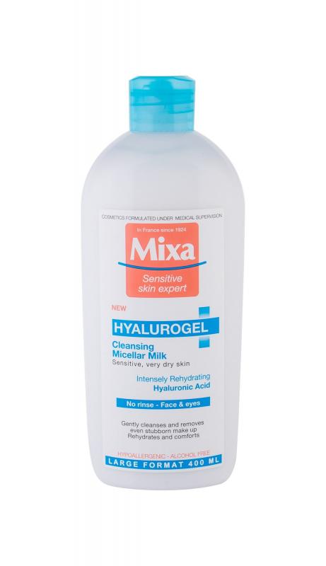 Mixa Hyalurogel (W) 400ml, Čistiace mlieko