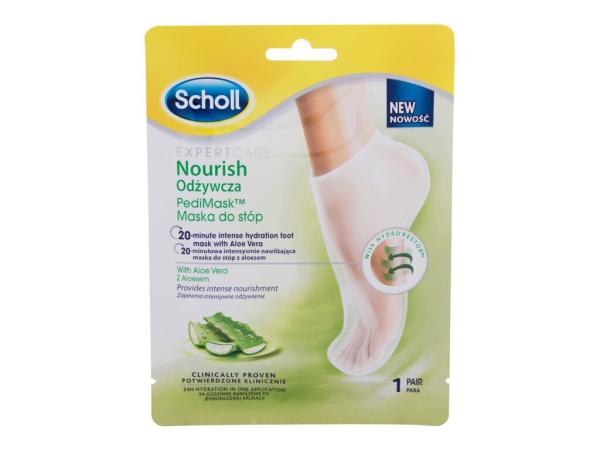 Scholl Expert Care Nourishing Foot Mask Aloe Vera (W) 1ks, Maska na nohy