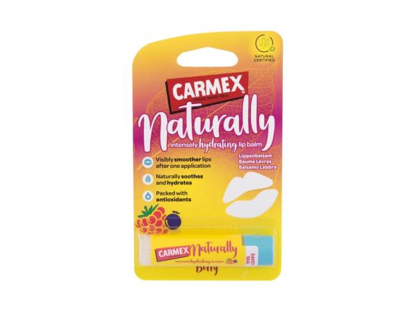 Carmex Naturally (W) 4,25g, Balzam na pery Berry