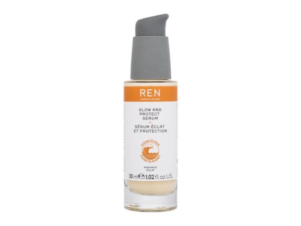 REN Clean Skincare Radiance Glow And Protect Serum (W) 30ml, Pleťové sérum