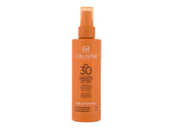 Collistar Smart Sun Protection Tanning Moisturizing Milk Spray (U) 200ml, Opaľovací prípravok na telo SPF30