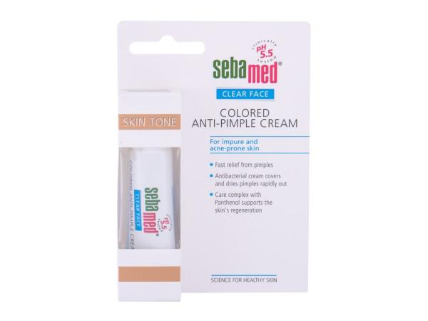 SebaMed Clear Face Colored Anti-Pimple Cream (W) 10ml, Lokálna starostlivosť