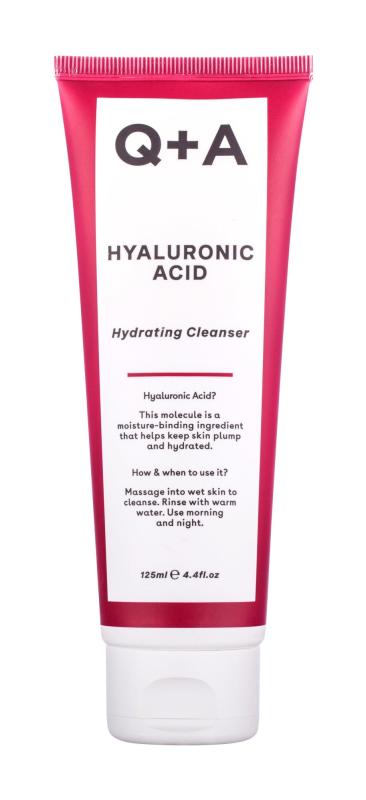 Q+A Hydrating Cleanser Hyaluronic Acid (W)  125ml, Čistiaci gél