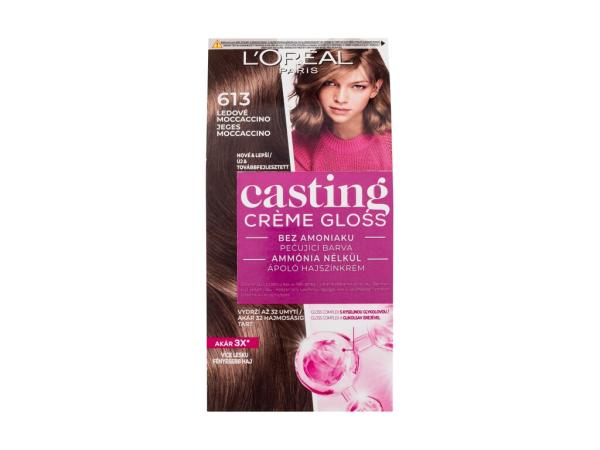 L'Oréal Paris Casting Creme Gloss 613 Iced Moccaccino (W) 48ml, Farba na vlasy