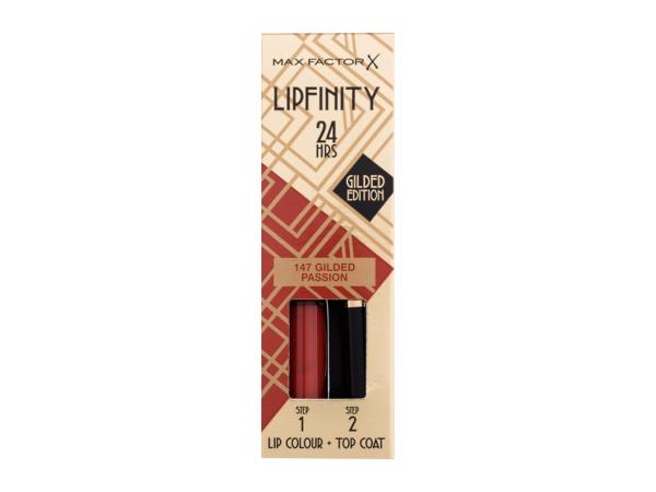 Max Factor Lipfinity 24HRS Lip Colour 147 Gilded Passion (W) 4,2g, Rúž