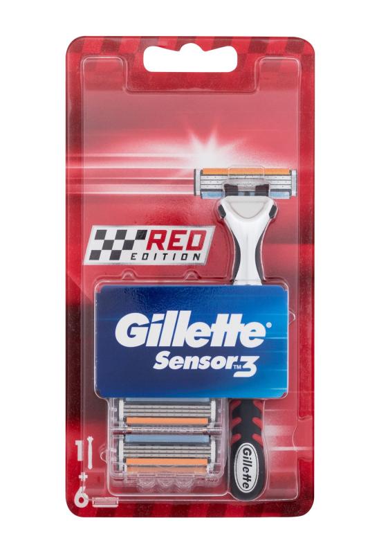 Gillette Red Edition Sensor3 (M)  1ks, Holiaci strojček